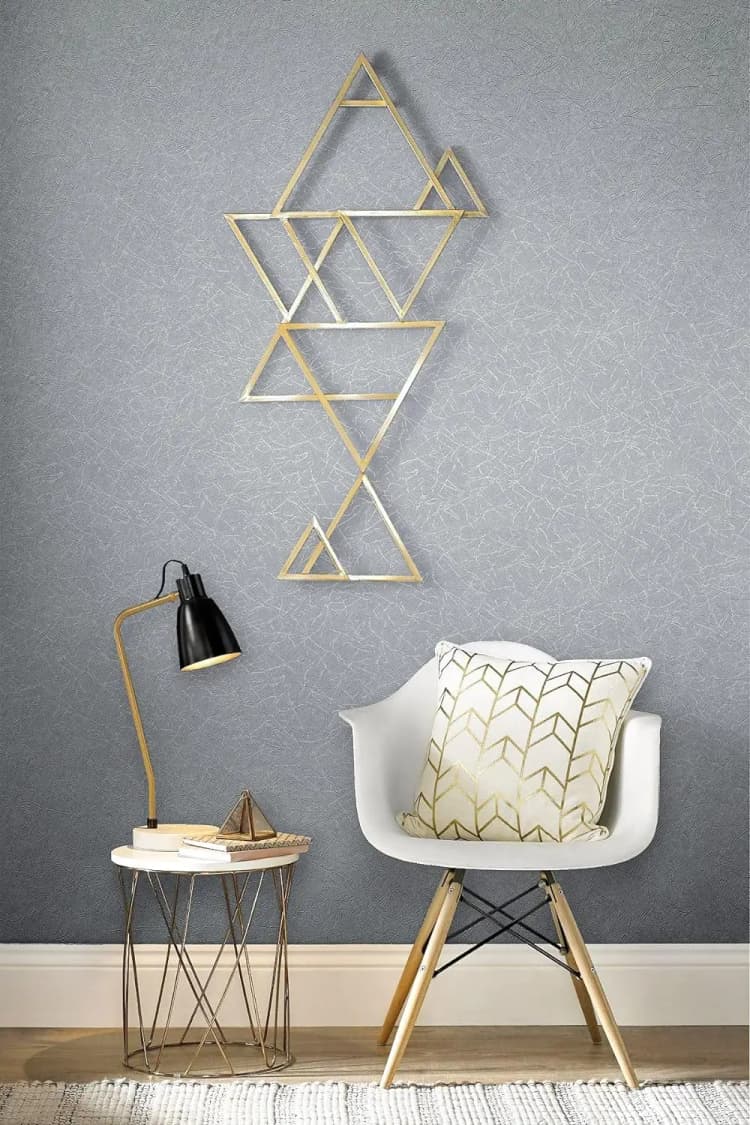 COWINLIFE 3D Textured Wallpaper Peel and Stick Self Adhesive Vinyl Fabric Wallpaper Silk for Living Room 23.5 Inch X117inch detail 5