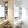 COWINLIFE Waterproof White Textured Wall Paper Rolls Self Adhesive Peel and Stick Solid Wallpaper for Wall 23.5 Inch X196.7inch detail 6