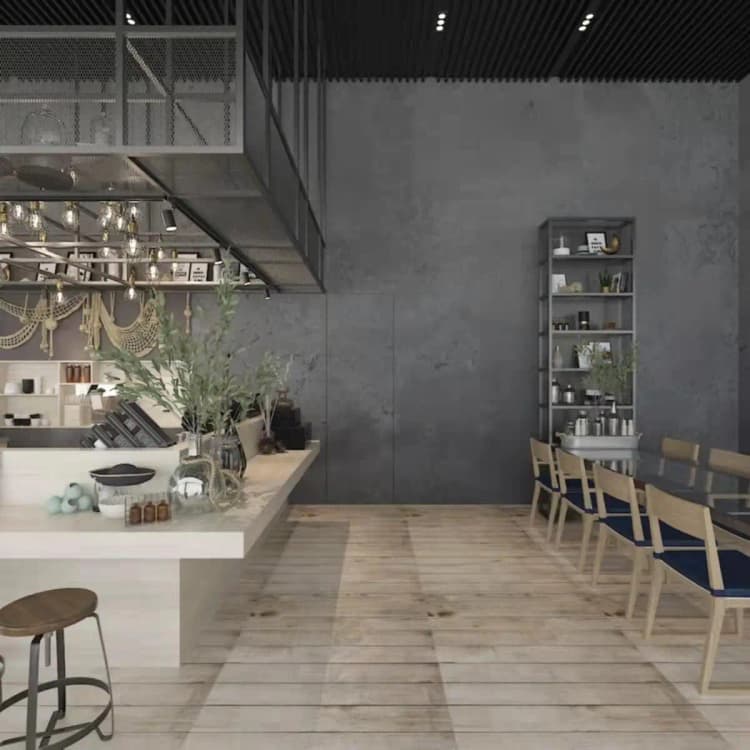 COWINLIFE 3d Concrete Peel and Stick Wallpaper Waterproof Vinyl Self Adhesive  Cement Wall Papers for Bedroom Decor detail 4