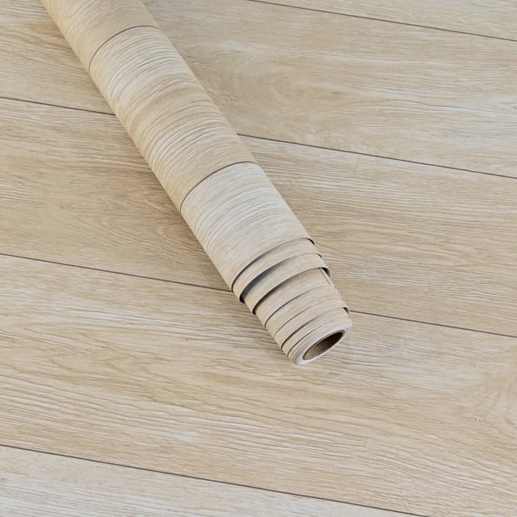 COWINLIFE DECO High Quality Thick 3D Waterproof PVC Self Adhesive Wood Flooring Sticker Luxury Vinyl for Kitchen Bathroom detail 1