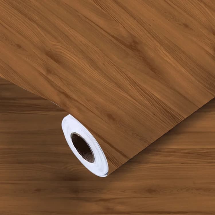 COWINLIFE DECO Factory Price Wood Grain Wallpaper Kitchen Wall Sticker PVC Self Adhesive Peel and Stick Wallpaper for Bedroom detail 1