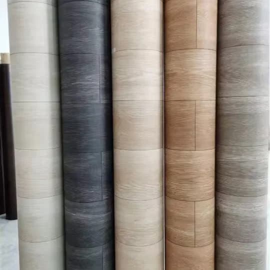COWINLIFE Waterproof Self Adhesive Peel and Stick Luxury Vinyl Plastic Flooring Wood Floor Sticker for Living Room Floor