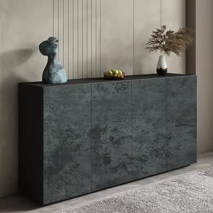 COWINLIFE DECO Hot Selling 3D Vinyl Waterproof Self-adhesive Cement Sticker Black Peel and Stick Wallpaper for Bedroom Cabinet