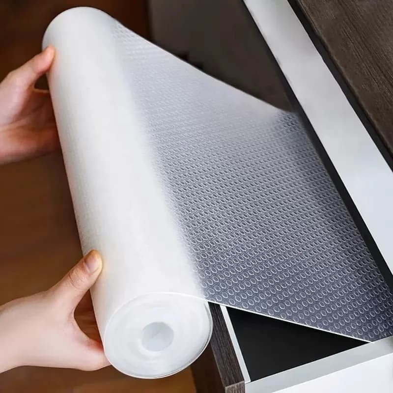 COWINLIFE OEM Hot Selling Clear EVA Anti Slip Mat Waterpoof Shelf Liner Kitchen Pad Cabinet Drawer Liner Easy to Install