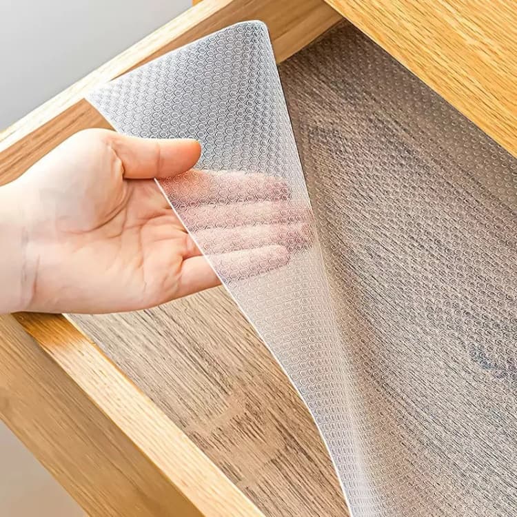 COWINLIFE OEM Hot Selling Clear EVA Anti Slip Mat Waterpoof Shelf Liner Kitchen Pad Cabinet Drawer Liner Easy to Install detail 2