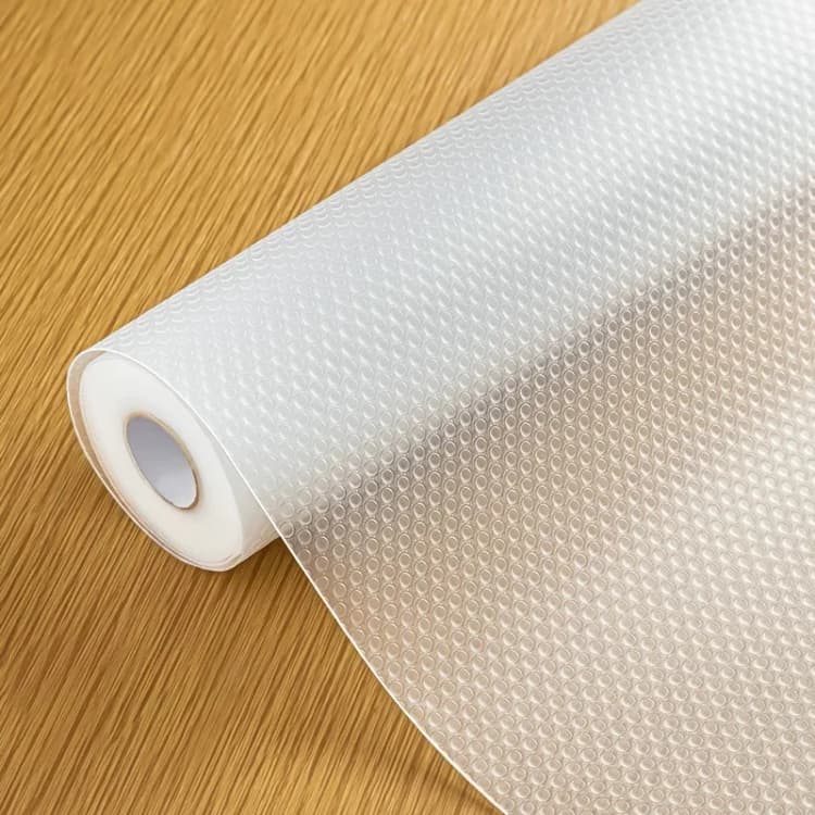 COWINLIFE DECO Custom Roll Clear EVA Anti Slip Mat Waterpoof Shelf Liner Kitchen Wrap Pad Cabinet Drawer Liner Restaurants detail 2