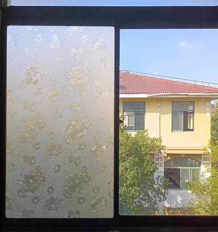 Window Privacy Glass, Window Film, Electrostatic Film, Sunscreen Window Cover Suitable for Home, Office, Bathroom detail 4