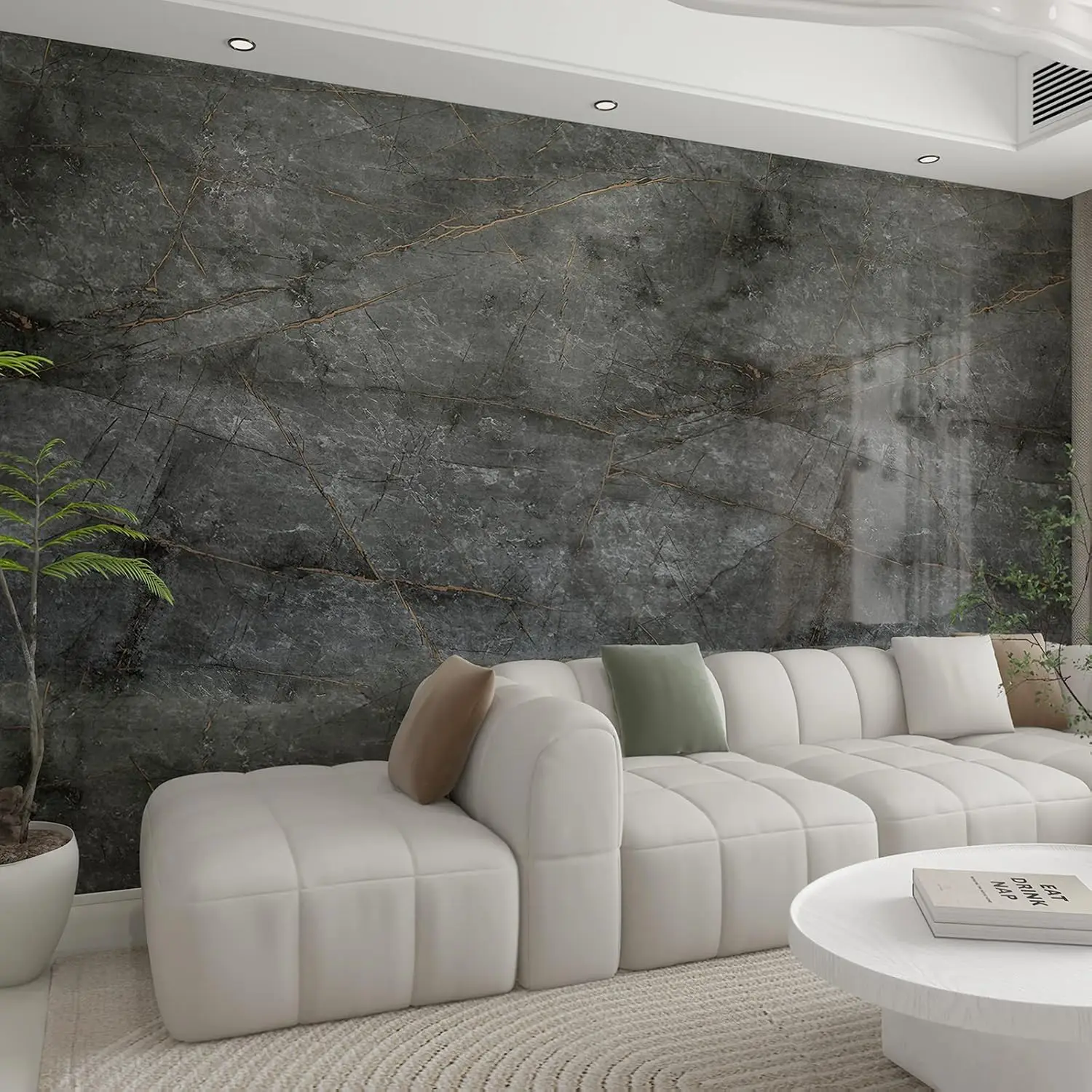 COWINLIFE DECO Wholesale Marble Vinyl Wrap Rolls Marble Sticker Wallpaper Peel and Stick Removable Self-Adhesive for Wall Covering
