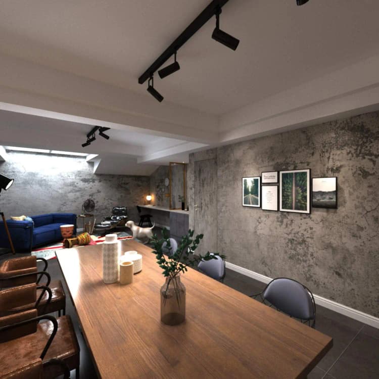 PVC Vinyl 3D Peel and Stick Cement Wallpaper Concrete Waterproof Self Adhesive Wallpaper for Walls Kitchen Bathroom detail 4