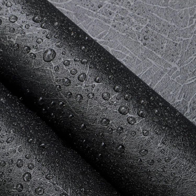 COWINLIFE DECO 3D Embossed Black Textured Wallpaper Designs Peel and Stick Self Adhesive PVC Vinyl Silk Wall Wallpaper for Home detail 2