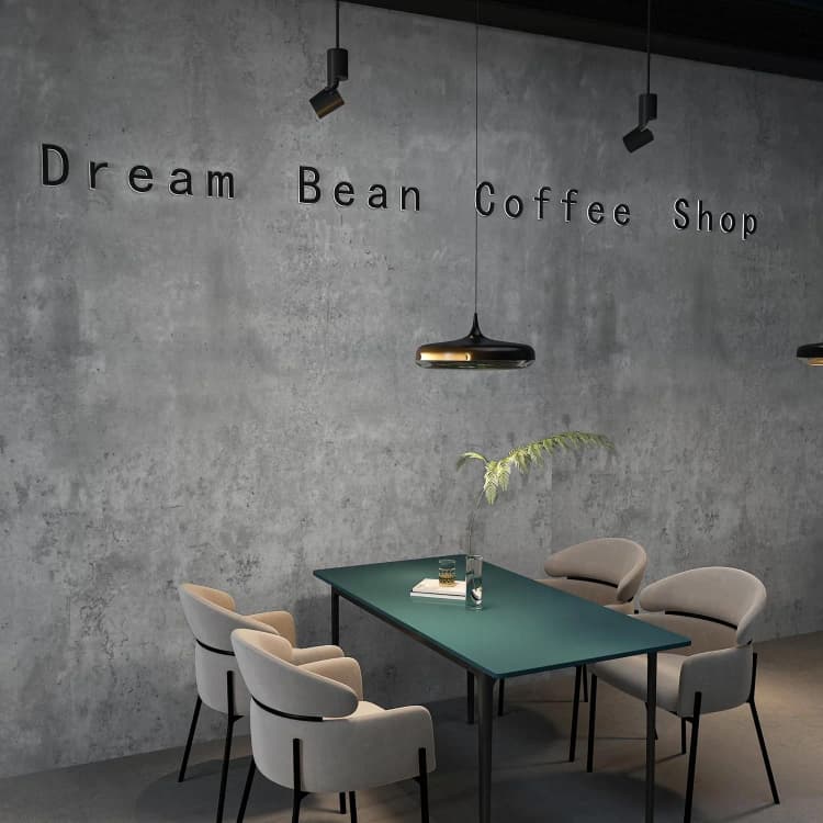 COWINLIFE DECO Cement Concrete Wallpaper Texture Self-Adhesive Waterpoof Modern Industrial Peel and Stick for Living Room detail 4