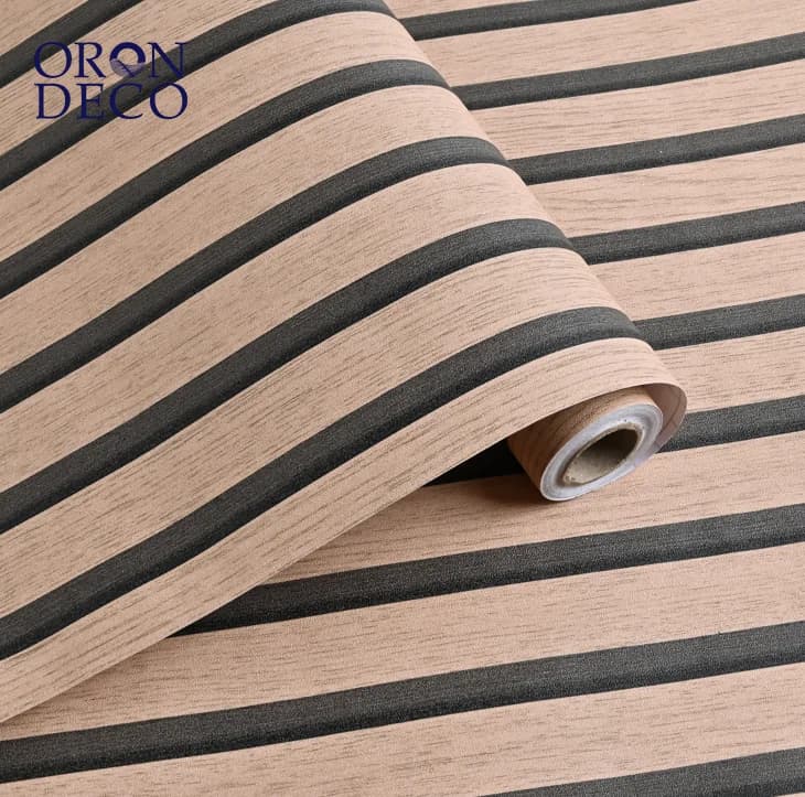 COWINLIFE DECO Self-Adhesive PVC Vinyl Wall Panels Waterproof Wood Texture Wallpaper for Bedroom Peel and Stick 3D Wall Stickers
