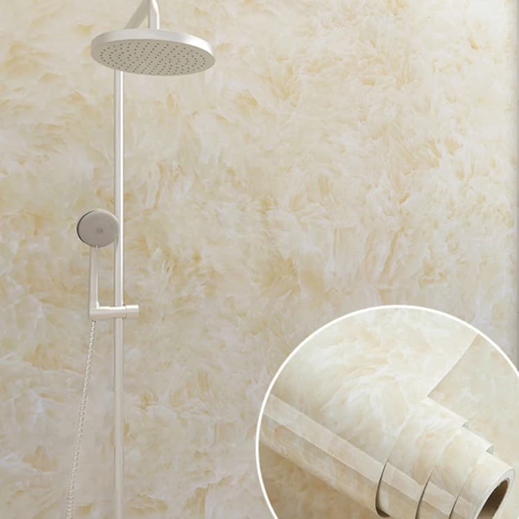 Stocks Wall Paper Waterproof PVC 3D Marble Self Adhesive Wallpaper Roll Contact Paper for the Kitchen Bathroom detail 2