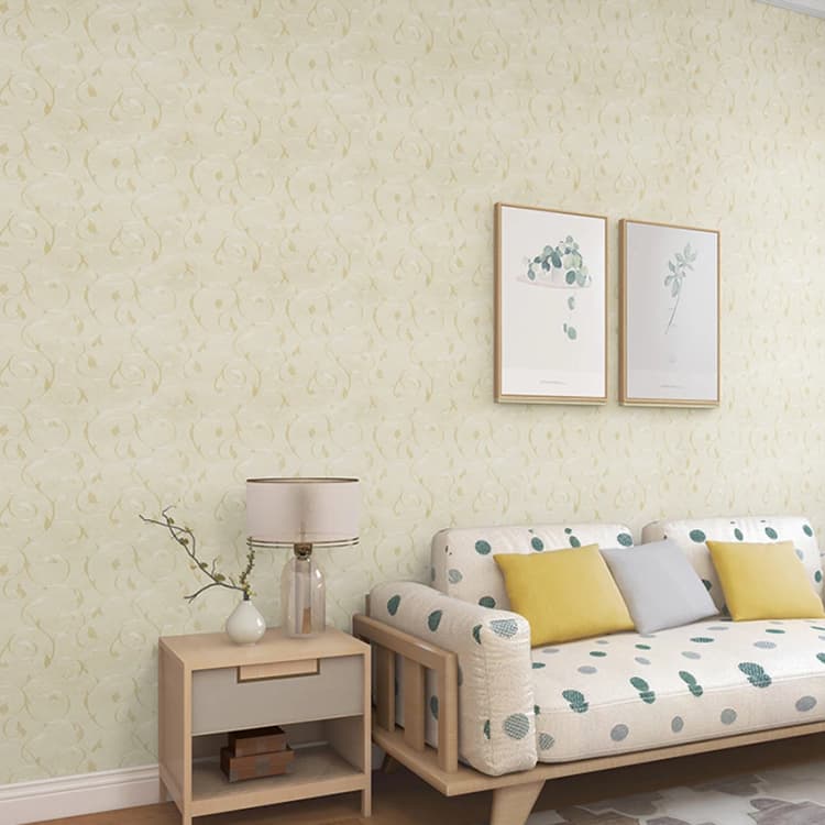 Waterproof Pvc Wall Sticker White 3D Embossed Floral Self Adhesive Wallpaper for Bedroom Wall Decor detail 2
