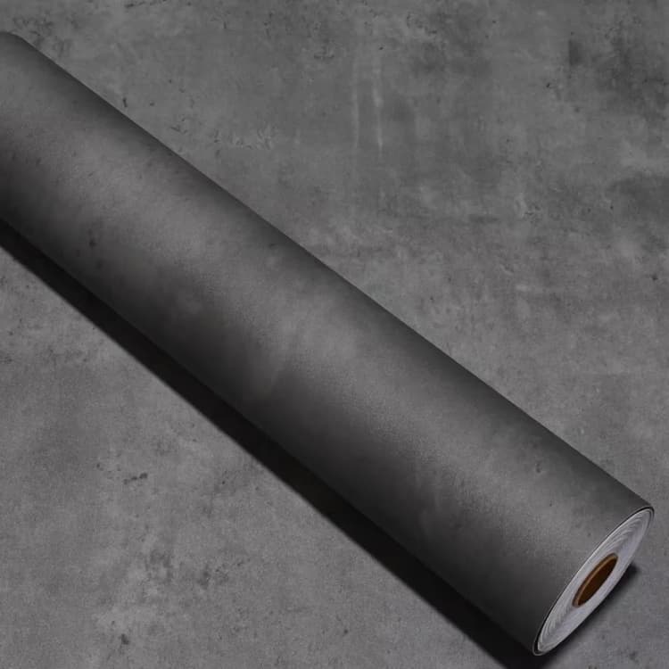 COWINLIFE DECO Dark Concrete Cement Gray Wallpaper Texture Self-Adhesive Waterpoof Modern Industrial Peel and Stick for Gym Cafe detail 1