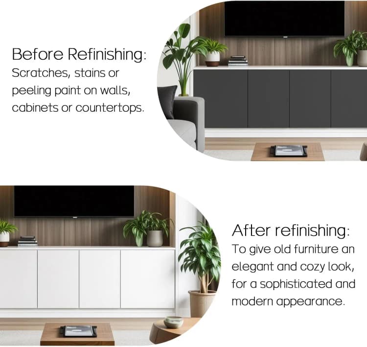 COWINLIFE DECO Luxury Matte Wallpaper Modern Design Self-Adhesive Vinyl Peel & Stick Wallpapers for Living Room Waterproof detail 4