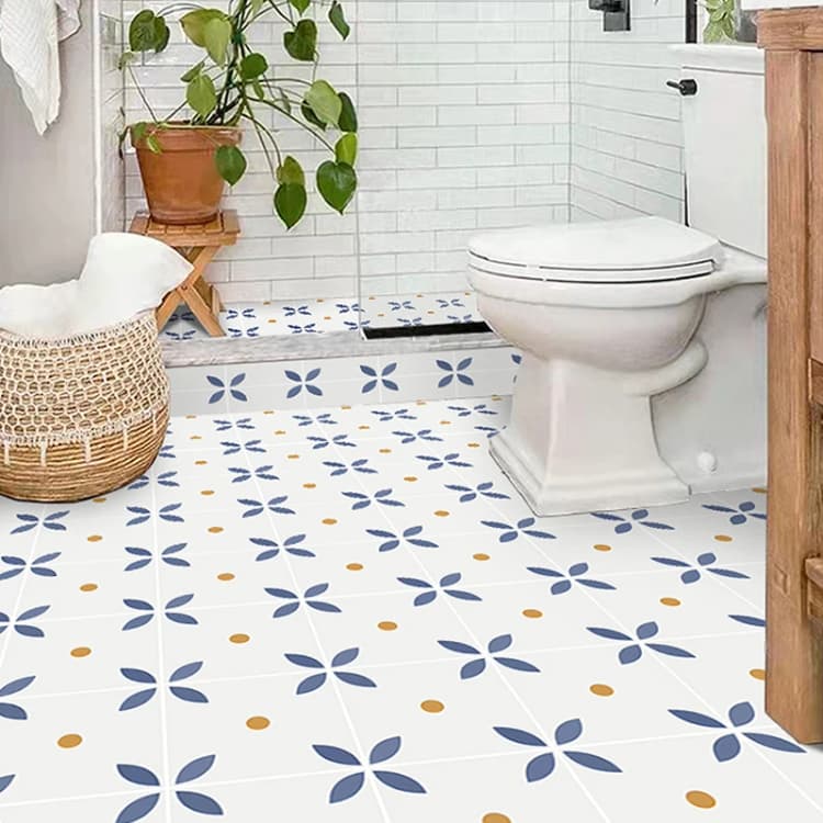 60CM*5M Waterproof 3D Floor Paper European Pvc Peel and Stick Epoxy Floor Wallpaper Self Adhesive Painting Floor Paper detail 4
