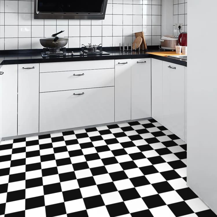 60CM*5M Waterproof 3D Floor Paper European Pvc Peel and Stick Epoxy Floor Wallpaper Self Adhesive Painting Floor Paper detail 6