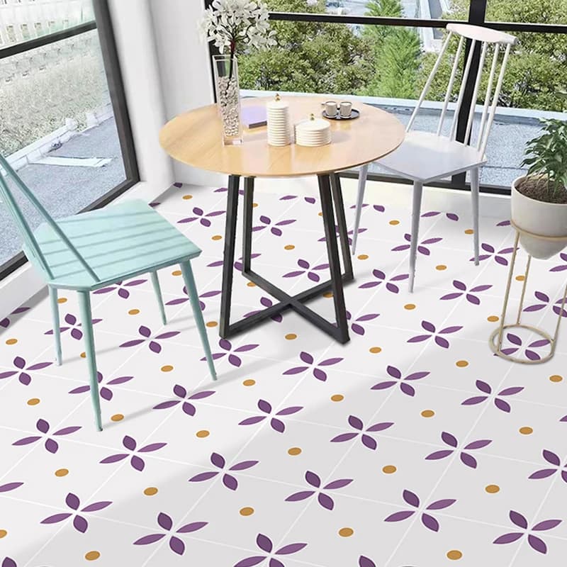Self Adhesive Thicken Wallpaper Waterproof Vinyl Peel and Stick 3D Floor Sticker Pvc Flooring Roll for Bathroom Kitchen