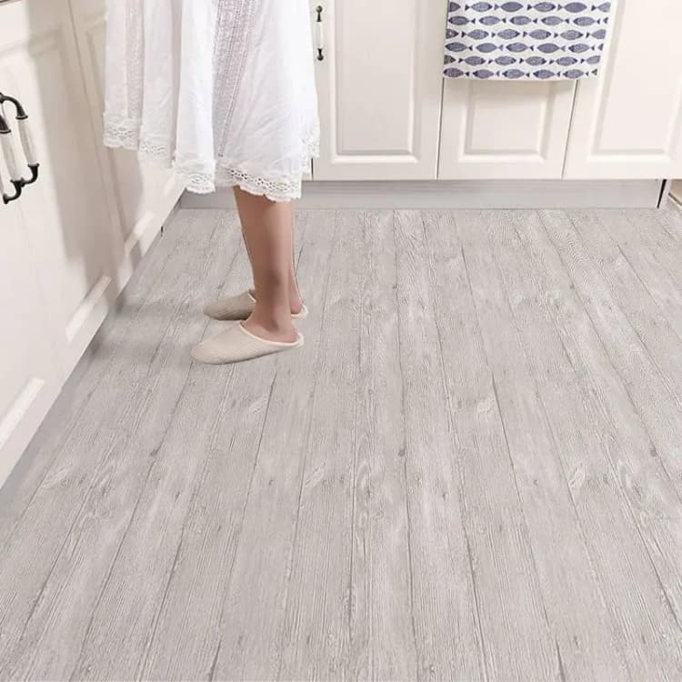 60Cm*5M Waterproof PVC Self Adhesive Wood Texture All Floor Sticker Wallpaper Flooring for Kitchen Bathroom Floor detail 2