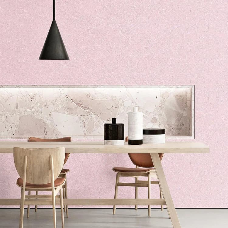 COWINLIFE DECO Low MOQ Pink Silk Wallpaper Peel and Stick Vinyl Self Adhesive Waterproof for Girls Room Walls Easy  to Install detail 4
