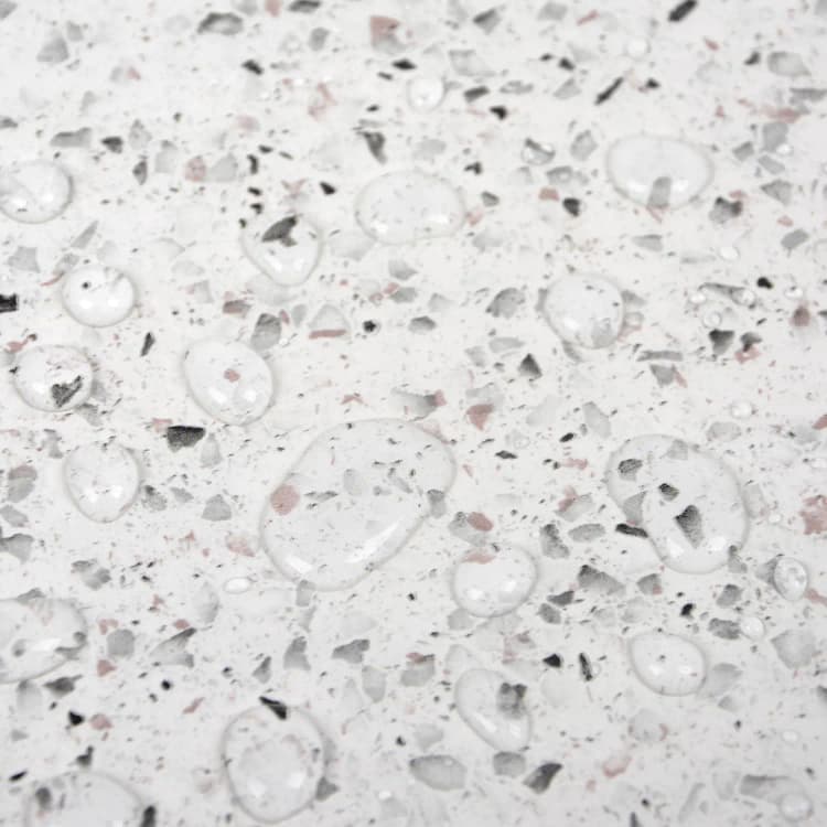 COWINLIFE DECO Glossy Peel and Stick Wallpaper for Kitchen Waterproof Granite White Marble Sticker Self Adhesive Removable Wallpaper detail 3
