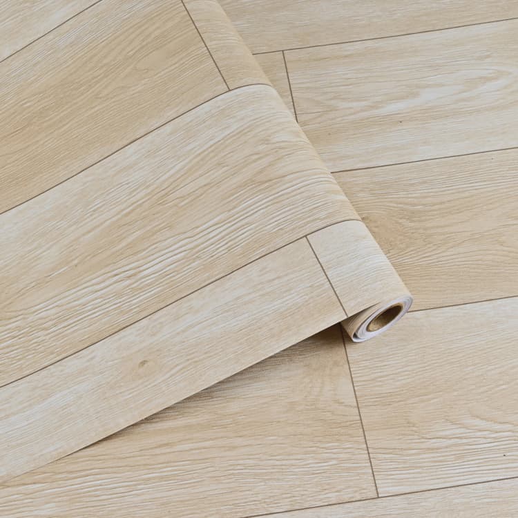 COWINLIFE DECO High Quality Waterproof PVC Self-Adhesive 3D Wood Flooring Sticker Luxury Vinyl for Kitchen Living Room Bedroom Floor detail 2