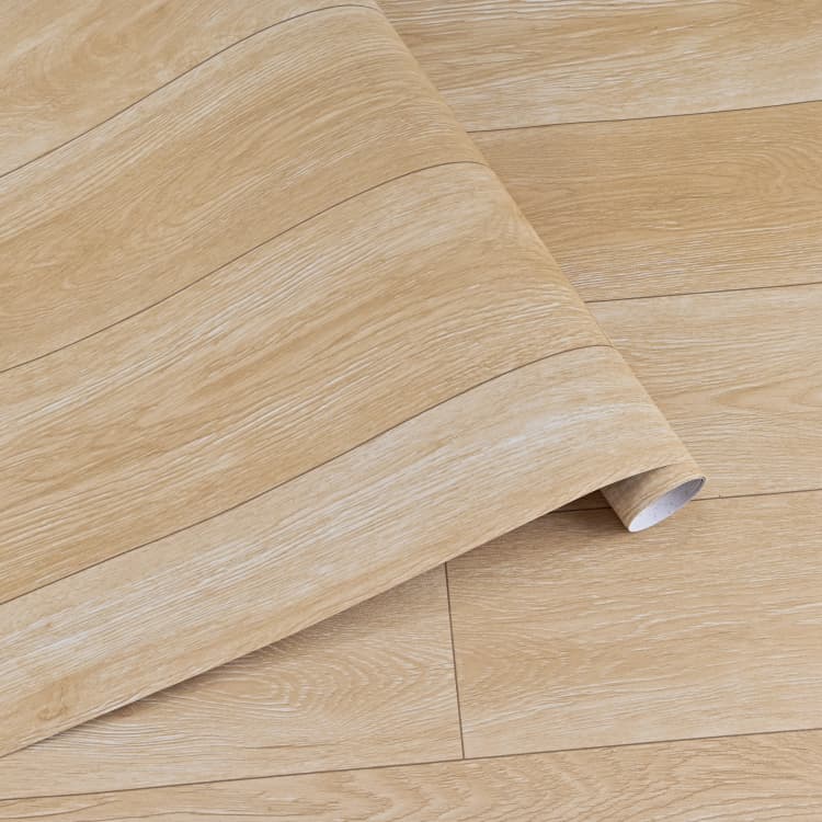 COWINLIFE DECO High Quality Waterproof PVC Self-Adhesive 3D Wood Flooring Sticker Luxury Vinyl for Kitchen Living Room Bedroom Floor detail 3