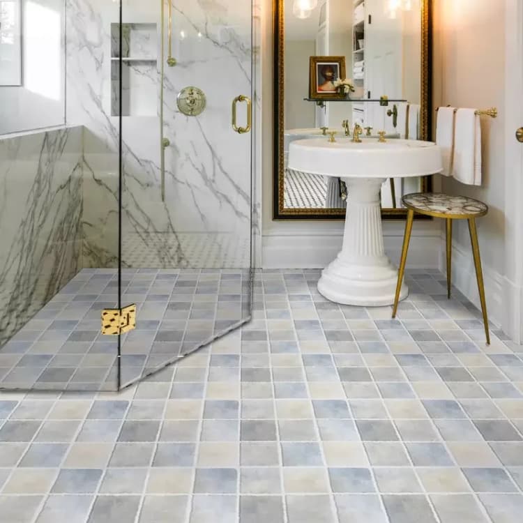China High Quality Self Adhesive Floor Paper Removable Vinyl Waterproof Floor Wallpaper Wall Murals 3D Wallpaper Bathroom Floor detail 4