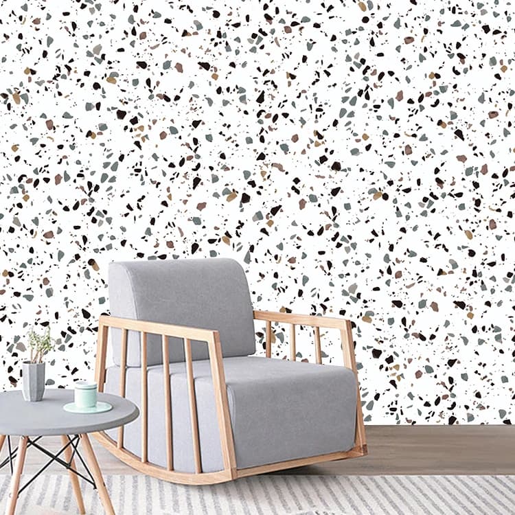 COWINLIFE DECO High Quality Glossy Terrazzo Self-Adhesive Waterproof Marble Vinyl Wallpaper Sticker PVC Material Pattern Kitchen Wall detail 2