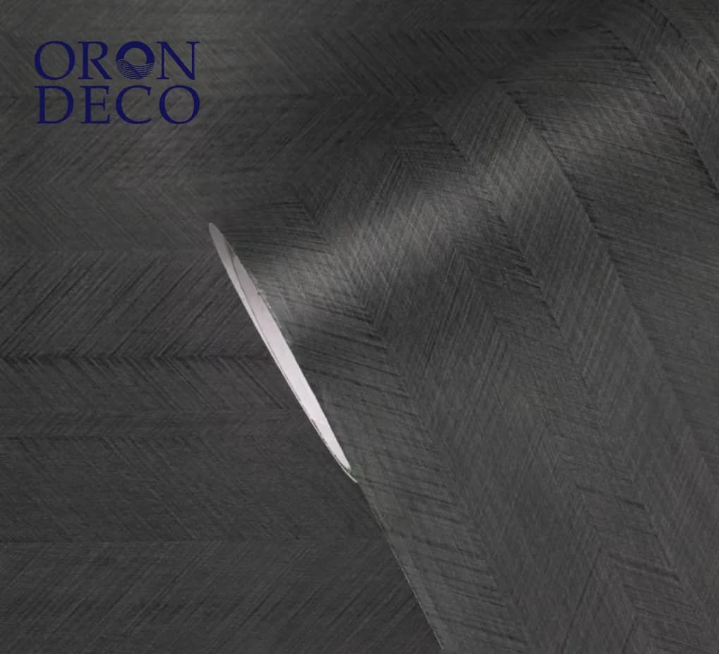 COWINLIFE DECO Black Wood Grain Wallpaper Peel Stick Waterproof Thicken PVC Self-Adhesive Kitchen Vinyl Wrap Decorative Films