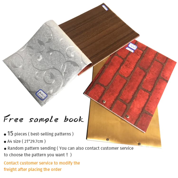 Classic Natural Wood Texture Wallpaper Home Decoration Pvc Vinyl Self Adhesive Peel and Stick Wallpaper Roll for Doors Furniture detail 6
