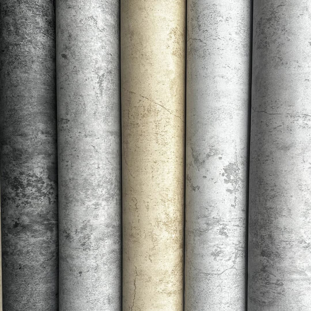COWINLIFE DECO Moisture-Proof Peel Stick 3D Self-Adhesive Vinyl Wallpaper Modern Style Concrete Cement 3D Wall Sticker for Home Use