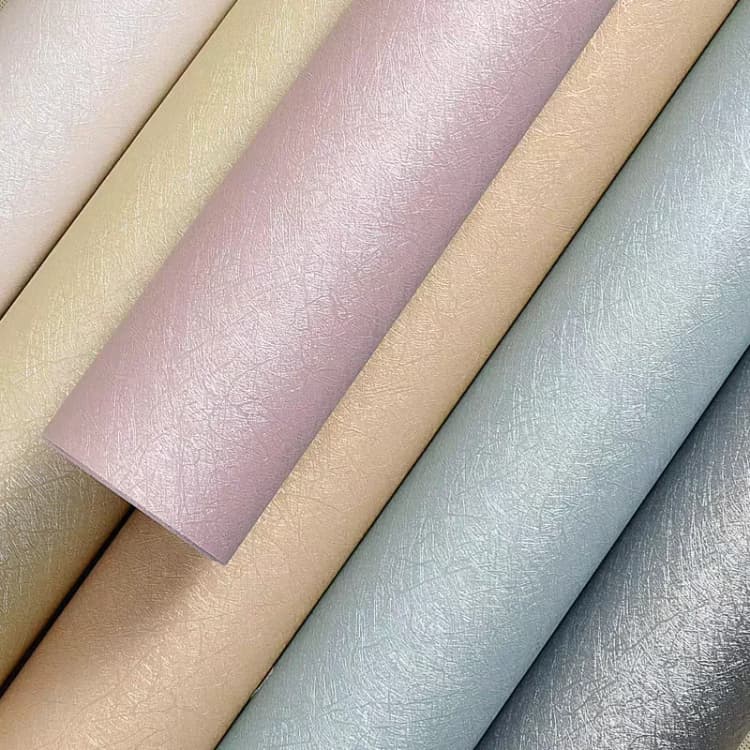 COWINLIFE DECO High Quality DIY 3D Silk Embossed Wallpaper Sticker Textured Peel and Stick Self Adhesive Vinyl Wall Paper for Home detail 1
