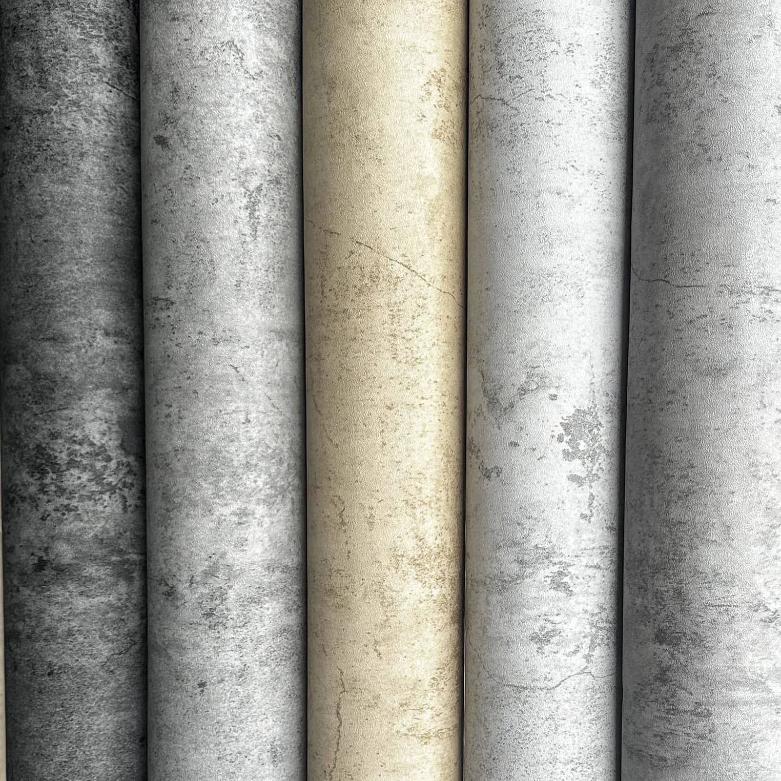 COWINLIFE DECO Hot Selling New Cement Concrete Wallpaper Peel and Stick Vinyl Self-Adhesive 3D Wall Sticker for Interior Decoration