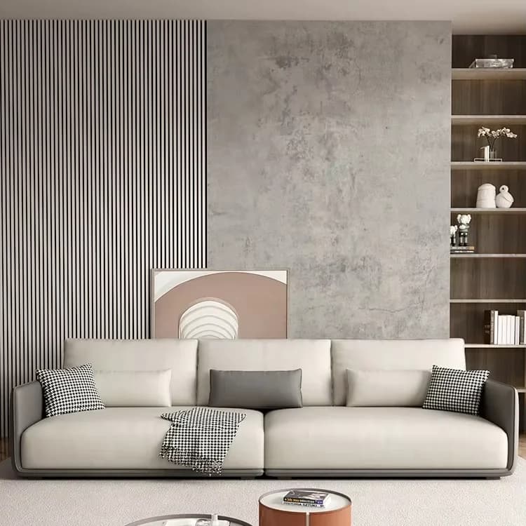 COWINLIFE DECO Hot Selling New Cement Concrete Wallpaper Peel and Stick Vinyl Self-Adhesive 3D Wall Sticker for Interior Decoration detail 3