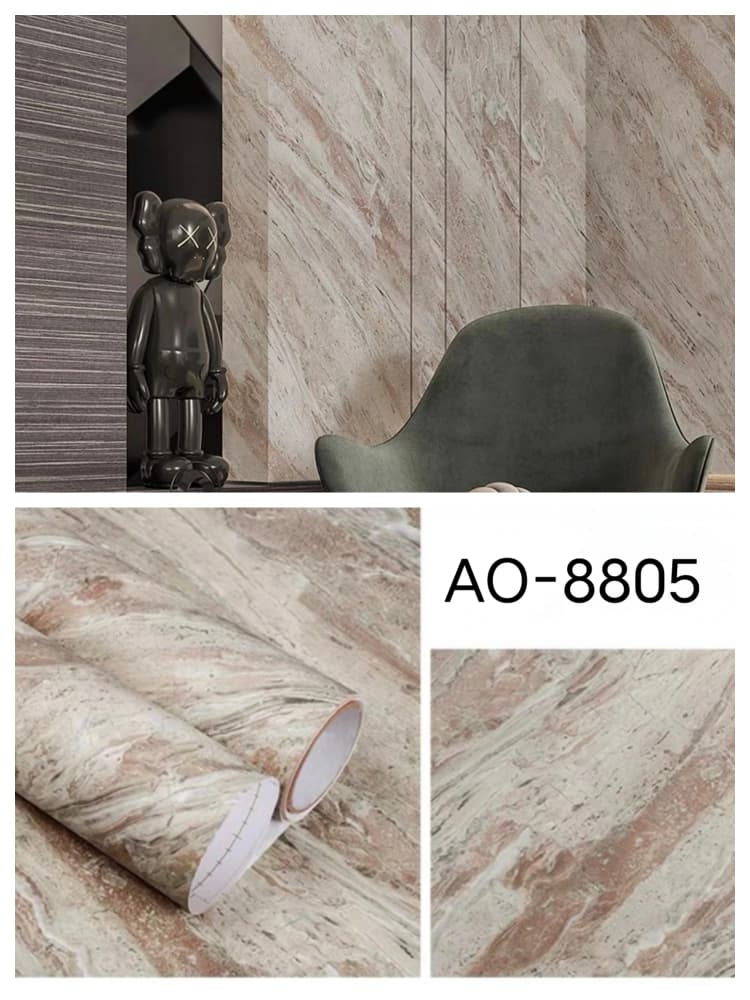 COWINLIFE Thick Marble Contact Paper Peel and Stick Vinyl Waterproof Self Adhesive Wall Sticker Marble Wallpaper for Wall detail 2
