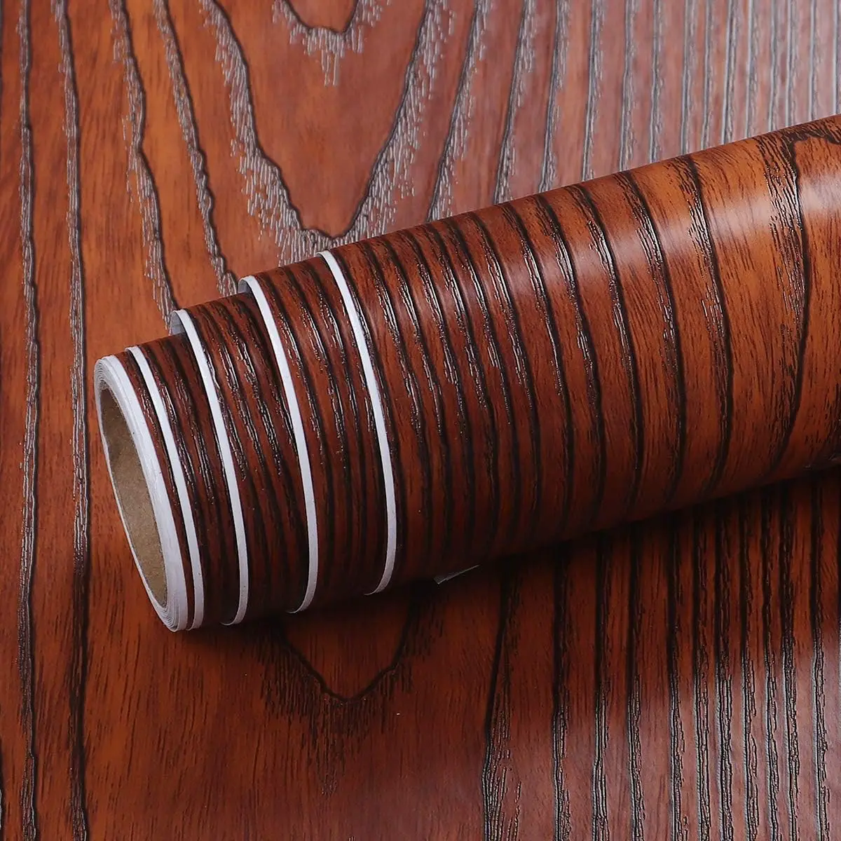COWINLIFE Thick Wood Contact Paper for Cabinets Peel and Stick Wood Grain Wallpaper Self Adhesive Furniture Vinyl Wrap