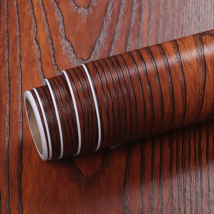 COWINLIFE Thick Wood Contact Paper for Cabinets Peel and Stick Wood Grain Wallpaper Self Adhesive Furniture Vinyl Wrap detail 1
