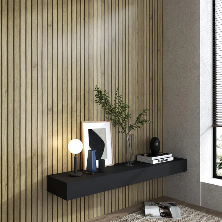New Wood Slat Wallpaper Peel and Stick Wood Slat Wall Panel Wallpaper Removable Self Adhesive Wallpaper for Bedroom detail 6