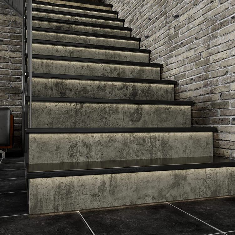 Cement Gray Contact Paper Concrete Peel and Stick Wallpaper Adhesive Waterproof Vinyl Paper Film for Kitchen Cabinets detail 5
