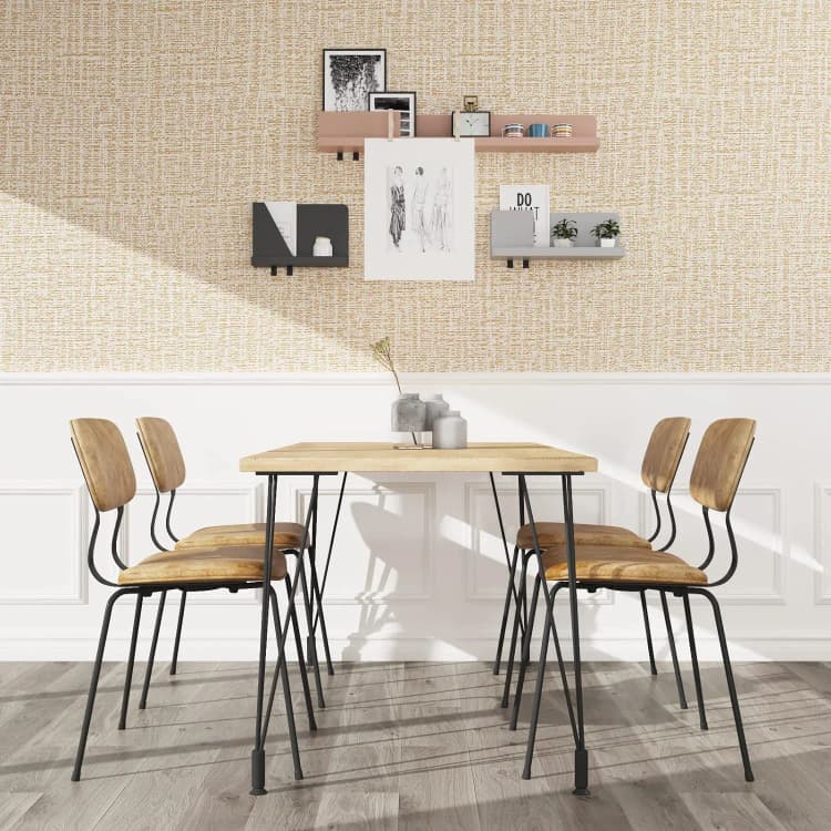 3D Wallpaper Linen Texture Waterproof PVC Peel and Stick Self Adhesive Bedroom Wallpaper Faux Grasscloth Paper detail 3
