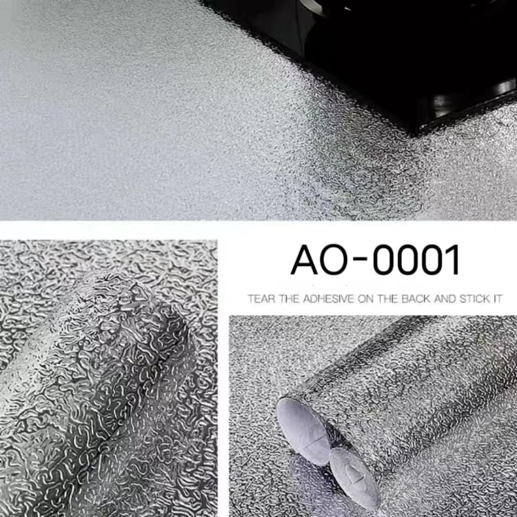 Oilproof Waterproof Kitchen Backsplash Wallpaper Peel and Stick Removable Self-adhesive Kitchen Aluminum Foil Stickers detail 5
