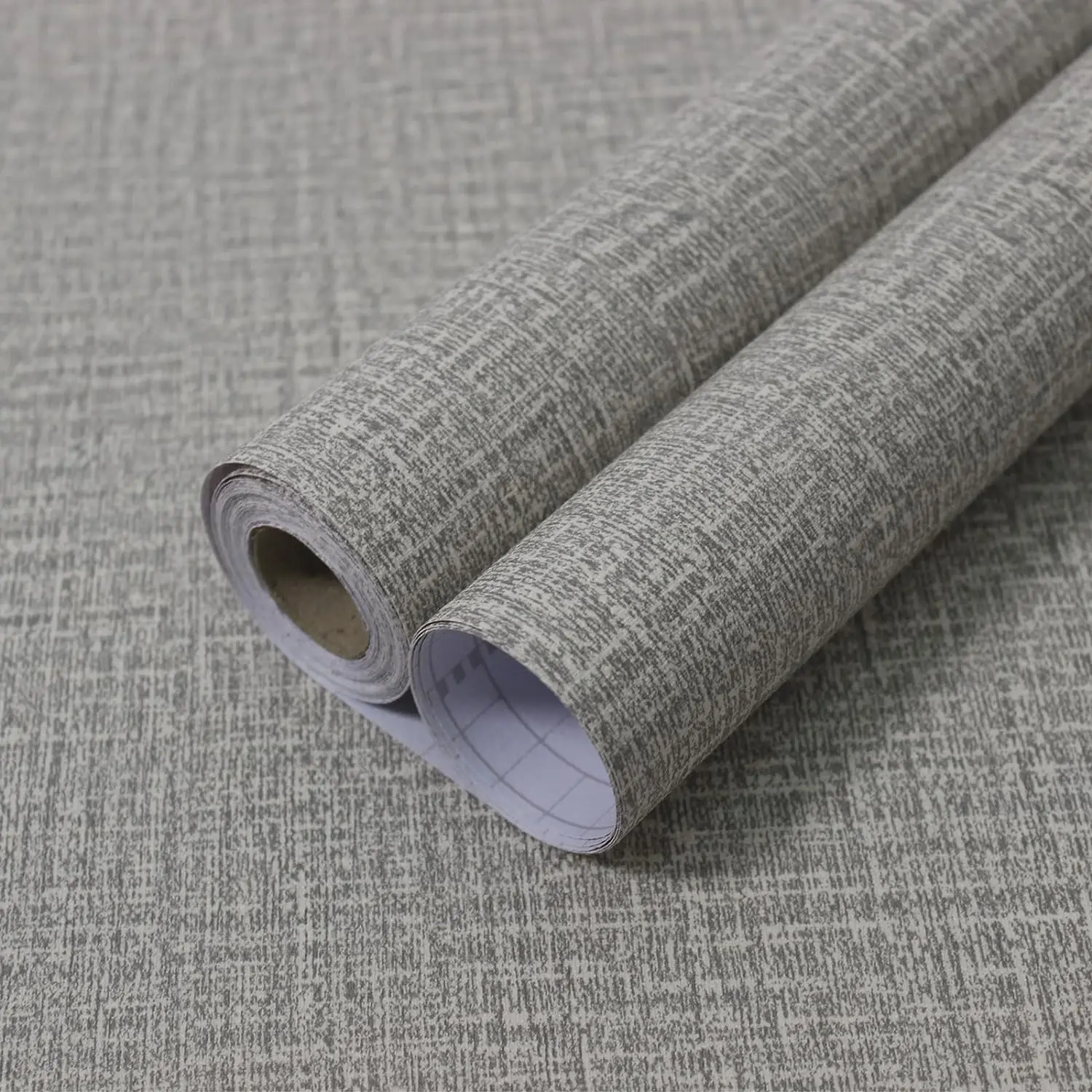 New Cheap Linen Textured Wallpaper for Walls Bedroom Cabinets Fabric Removable Vinyl PVC Self Adhesive Wallpaper
