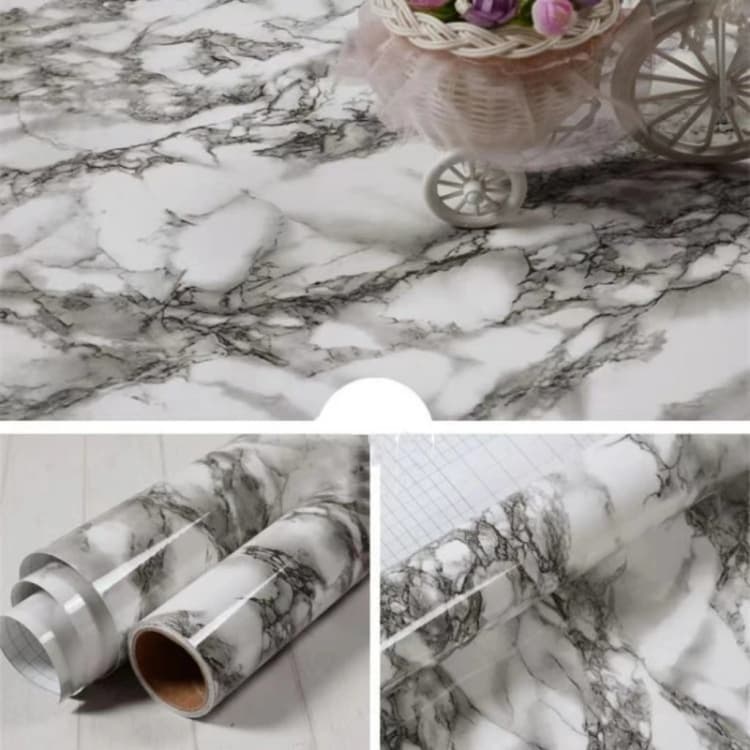 Marble Contact Paper  Peel and Stick Wallpaper Vinyl  Self Adhesive Removable Waterproof Wall Paper for Countertop Cabinet detail 4