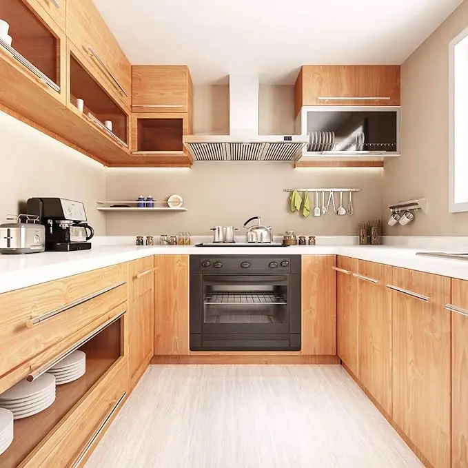 Cheap 3D Wood Grain Wallpaper Peel and Stick Self Adhesive Waterproof Removable Wallpaper for Kitchen Cabinets Furniture Design detail 3