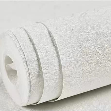 3D White Peel and Stick Wallpaper Self Adhesive Embossed White Removable Kitchen Wallpaper Vinyl Silk Textured Wallpaper Cabinet