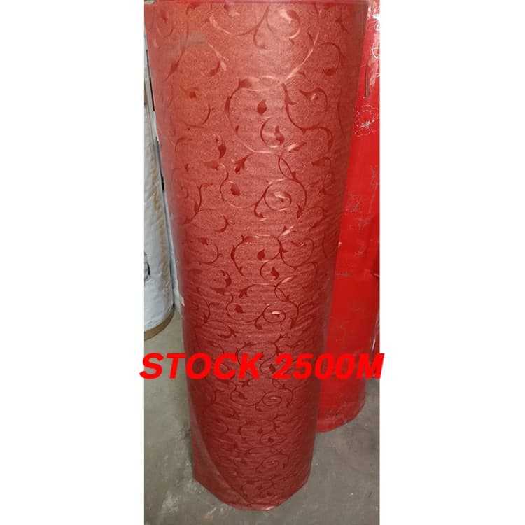China Factory Dump 15000 Meter Stock Cheap Wall Paper Can Be Cut Into Any Size  Self Adhesive Waterproof Stock Lot Pvc Wallpaper detail 3