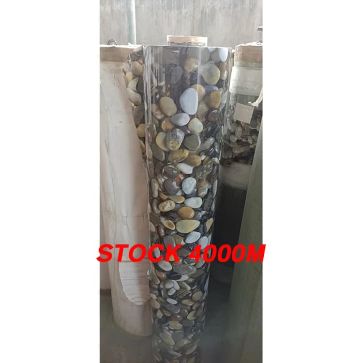 China Factory Dump 15000 Meter Stock Cheap Wall Paper Can Be Cut Into Any Size  Self Adhesive Waterproof Stock Lot Pvc Wallpaper detail 8