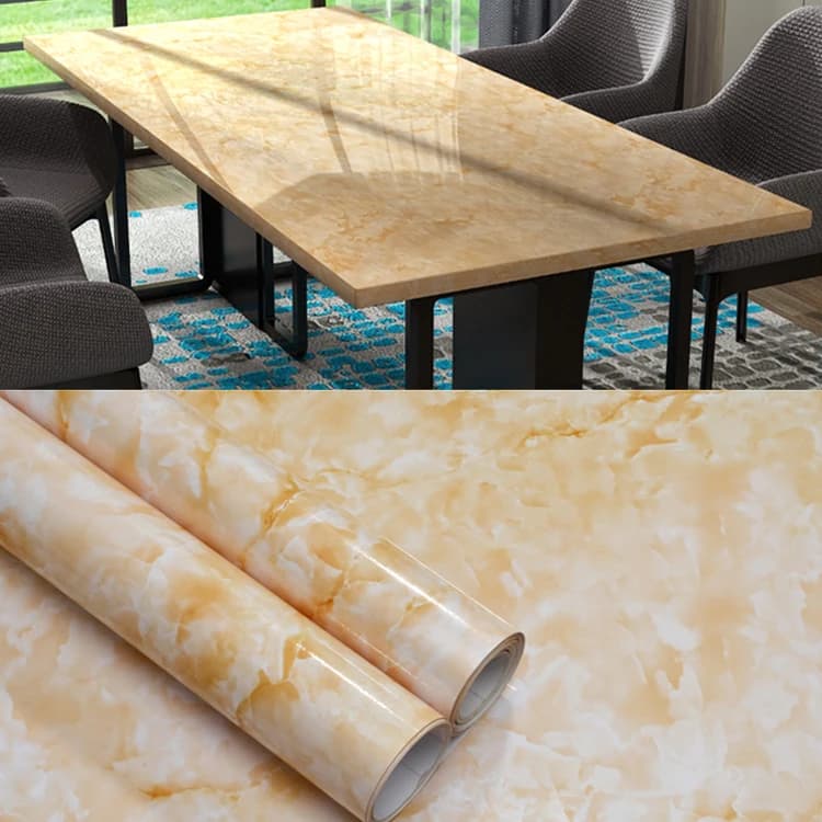 Removable Waterproof Self Adhesive Vinyl Wall Paepr Granite Marble Pvc Decor Wallpaper for Bathroom Kitchen Countertop Covers detail 2